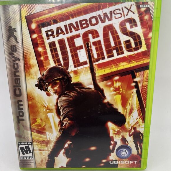 Tom Clancy's Rainbow Six: Vegas (Microsoft Xbox 360, 2006) Complete With Manual - Picture 2 of 8